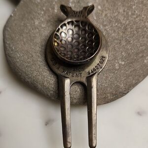 BronzeVintage Golf Divot Tool /Money Clip